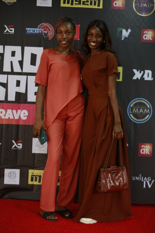 Students celebrating at Afro Gospel Lit Rave, University of Lagos